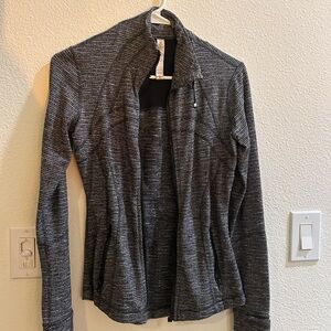 lululemon Define Jacket | Black/White Heather | Size 4